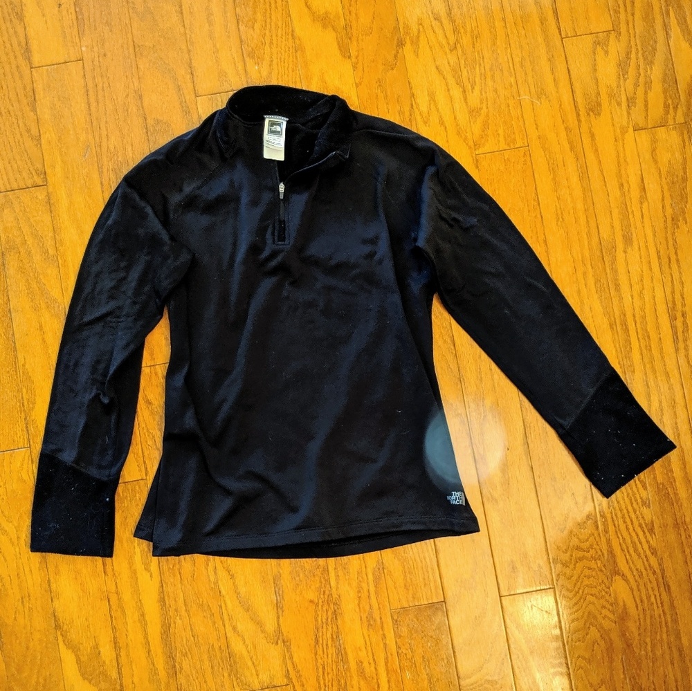 North Face 1/4 zip pullover L